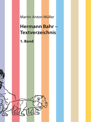 cover image of Hermann Bahr--Textverzeichnis